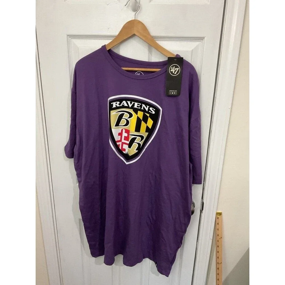 47 Brand Ravens Logo Purple T-Shirt 2XLT